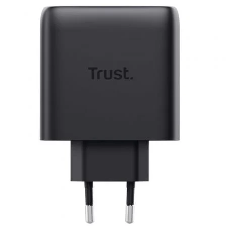 CARGADOR PARED/VIAJE 2xUSB-C 65W MAXO NEGRO TRUST